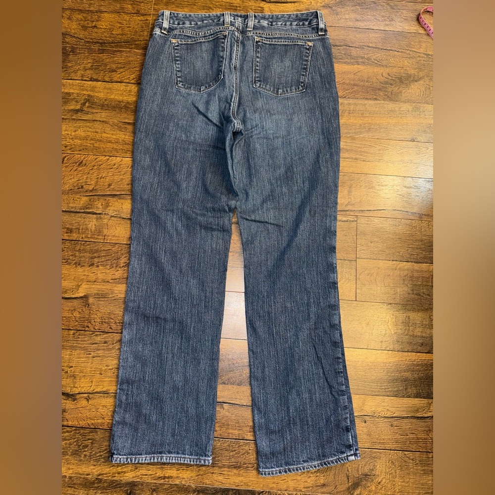 L.L. Bean Fleece Lined Jeans 1912 Favorite Fit Style Functional - Picture 2 of 8